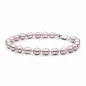 Preview: Gaura Pearls Perlenarmband - lavendel, reis, 925 Silber