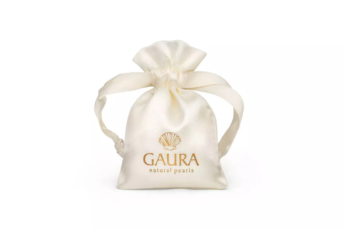 Gaura Pearls Silberkette - rosa, 41 cm, 925 Silber