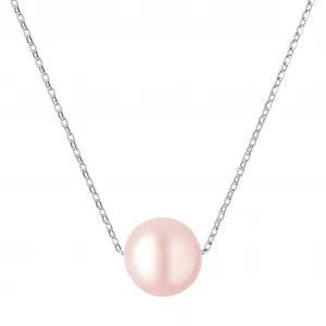 Gaura Pearls Silberkette - lavendel, 41 cm, 925 Silber